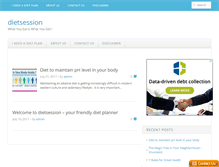 Tablet Screenshot of dietsession.com